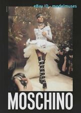 $3.00 PRINT AD - MOSCHINO Spring 2018 LIYA KEBEDE Steven Meisel 1-Page picture
