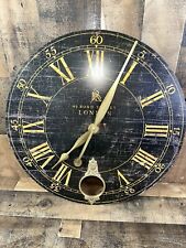 Vtg Authentic TIMEWORKS CLOCKS 49 BOND STREET LONDON 18” BD181P picture