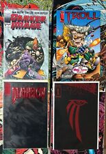 Deathblow #1, Shaman’s Tears #1, Darker Image #1 SEALED, Troll #1 Lot of 4 Image picture