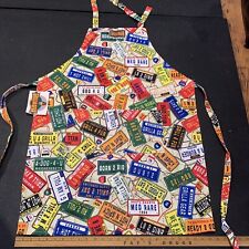 Vintage BNWT Grillagear License 2 Grill Apron BBQ Gift One Size, Never Used USA picture