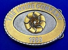 The Irvine Company 1989 Fourth Edition Collectors Western Ranch Belt Buckle picture