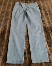 Akris Womens Size 12 Blue Straight Pants picture