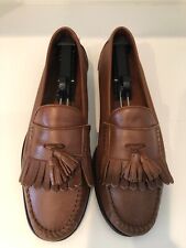 BALLY SHOES Vintage CARPINO Deerskin Brown Tasseled Loafers Used  w/box 10-1/2D picture