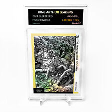 KING ARTHUR LEADING THE CHARGE Card 2024 GleeBeeCo Holo Figures #KNMN-L /25 Made picture