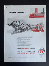 Vintage 1947 Texaco Fire-Chief Gasoline Print Ad picture