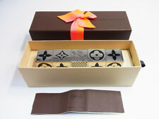Auth Louis Vuitton LV Monogram Metal Magnet Cube Game Dice 2011 Christmas w/Box picture