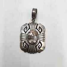 Vintage Native American Thomas Singer Sterling Silver Necklace Pendant  picture