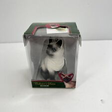 Vintage Siamese Limited Edition Collectors Series Cat Ornament  picture