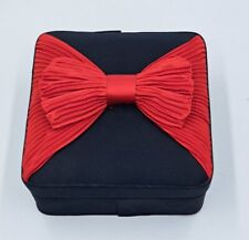 Balenciaga Display/Travel Box Empty Satin Black Red Bowtie 5.5