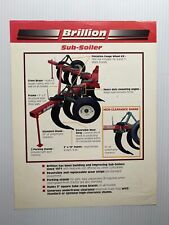 Brillion Equipment  Sub-Soiler - Sales Brochure *Original Dated 2010s* picture