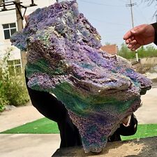 76.42LB Beautiful Natural Purple Grape Agate Chalcedony Crystal Mineral Specimen picture