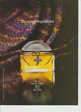 MISSONI Parfum 1988 vintage print ad Architectural Digest perfume Milan Italy picture
