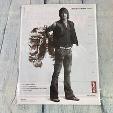 2006 Levi's Jeans 527 Boot Low Rise Print Ad/Poster Promo Art Fashion Men picture