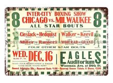 1931 American football 6 Chicago vs Milwaukee InterCity Boxing Show Eagles picture
