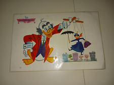 VINTAGE Walt Disney PLACEMAT Ludwig Von Drake & Mary Poppins 1960s Hedwin  picture