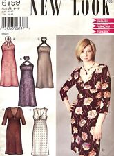 1990's New Look Misses' Dress Pattern 6199 Size 6-16 UNCUT picture