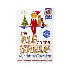 NEW The Elf on the Shelf Tradition Scout + Storybook Boy Dark Brown Eyes picture