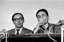 Jean-Luc Godard Jacques Rivette members Henri Langlois Defence- 1968 Old Photo picture