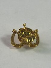Vintage Gulf Oil Republican Elephant Horseshoes Promo Lapel Pin picture