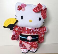 Hello Kitty Plush Doll 10.6” Kyoto Hello Sai Sai Kimono Crepe Unopened picture