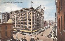 Los Angeles, CALIFORNIA - Bullock's Department Store - 1917 - horse & wagon, car picture