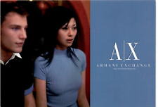 Armani Exchange, AX, stores, California, promotional postcard, contact Postcard picture