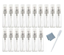 20pcs Empty 10ml Clear Fine mist Atomizer Glass bottle Spray Refillable Perfume picture