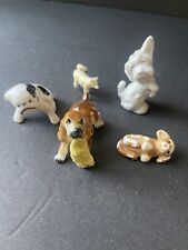 Vintage Miniature Dog Figurines Porcelain Ceramic Various Sizes Collectible picture