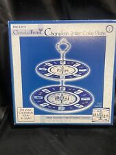 CHANUKAH 2-TIER CAKE PLATE RITE LITE JACOB ROSENTHAL COLLECTION BRAND NEW SEALED picture