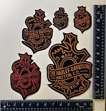 Authentic Vintage Harley-Davidson Patches / Emblems Rare Set picture