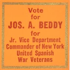 1950s Jos A Beddy Vice Department Commander New York United Spanish War Veterans picture