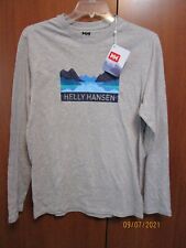 New Disney Parks Helly Hansen LS Tee Adult Medium Cotton Poly Chest 41 Length 30 picture