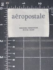 Aeropostale Logo Brand Patch Tag Apparel Clothing Established 1987 Authentic picture