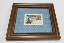 Vintage Mennen's Borated Talcum Toilet Powder Advertising Framed Photo Pre-Owned picture