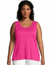 Just My Size Tank Top Women Scoop Neck Plus Size Cool DRI Performance Sleeveless picture