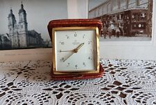 Vintage alarm clock, Junghans, bivox, travel clock, wind up mechanical, Germany picture