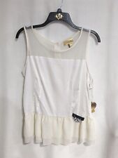 Princess Vera Wang Off White Tiered Ruffle Girl's Tank - Size L NWT picture