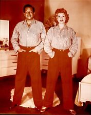 BR4 Rare Vtg TV Color Photo LUCILLE BALL DESI ARNAZ I Love Lucy Power Couple picture