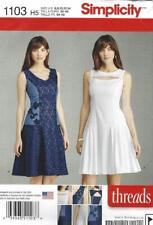 SIMPLICITY 1103 MISSES TEEN DRESS PATTERN BODICE SKIRT VARIATIONS 6 8 10 12 14 picture