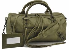 Auth BALENCIAGA Classic Twiggy 2Way Shoulder Hand Bag Leather Light Green E3071 picture