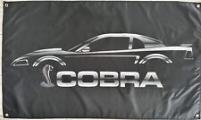 FORD COBRA USA MUSTANG RACING 3x5ft FLAG BANNER DRAPEAU MAN CAVE GARAGE Decor picture