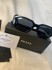 Prada PR17WS 1AB5S049 Women's Sunglasses 49 mm Black / Dark Grey Lens picture