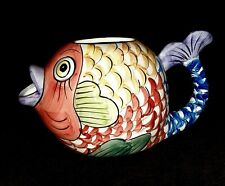 Fish Water Pitcher KOI WCL China Ceramic Vintage  picture