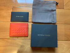 Bottega Veneta Nappa Intrecciato Card Holder Orange picture
