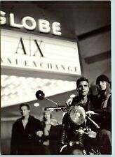 Armani Exchange Motorcycle Young couple  Postcard adverting vintage picture