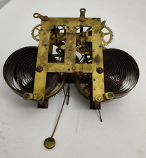 Antique E N Welch Shelf Clock Movement Parts Repair AS-IS Untested Restore picture