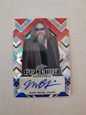 Mark Boone Junior /5 Red White + Blue Ice Autograph Card 2022 Leaf Pop Century picture