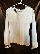 US NAVY White Dress Jumper Adult 14 M-R 100% Poly NWT Womens Medium Regular picture