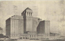 1932 Atlantic City,NJ Haddon Hall New Jersey Linen Postcard 1c stamp Vintage picture
