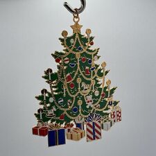 Metropolitan Museum Art MMA Christmas Tree Brass Enamel Ornament 1987 picture